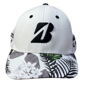 Bridgestone Golf Baseball Cap Hat Floral Snapback (READ)